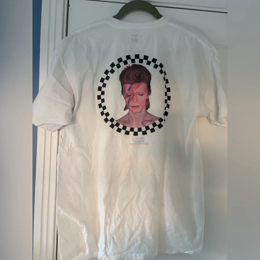 Vans X David Bowie Unisex Short Sleeve T-Shirt Size L - Picture 1 of 6